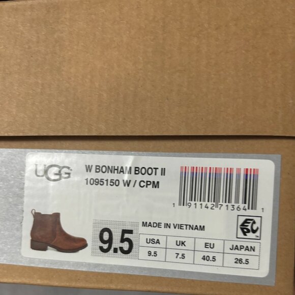 UGG Bonham II Boots (size 9.5, chipmunk) - Picture 5 of 5